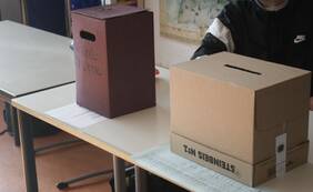 Juniorwahl Wahlurnen