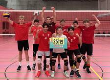 Das Volleyball-Team von "Jugend trainiert für Olympia"